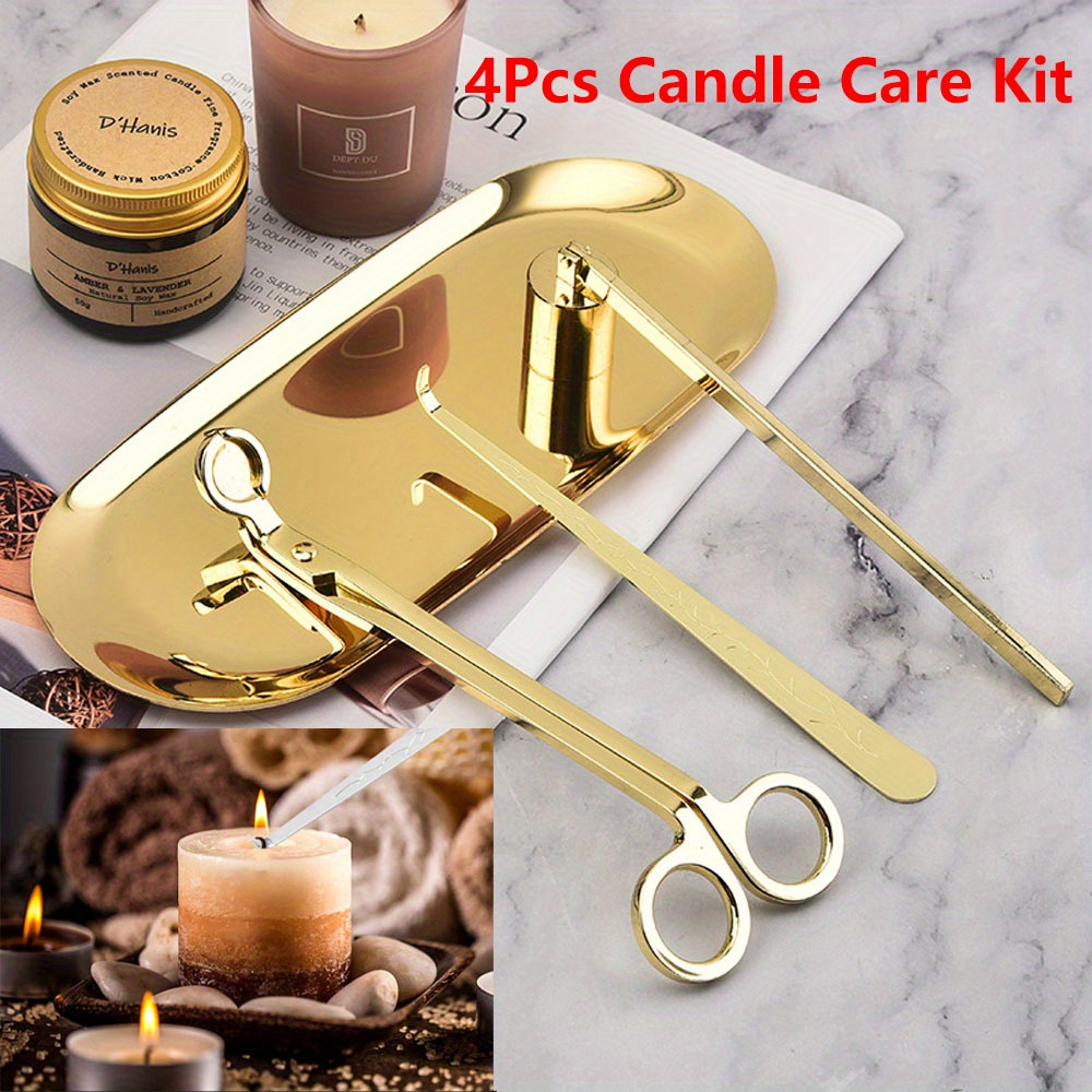 Candle Wick - 4 stks/set Luxe Kaars Care Kit