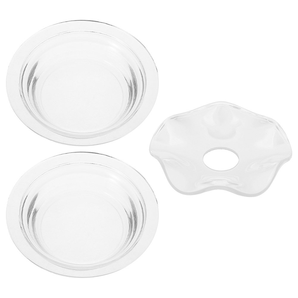 Glazen aromadish, 3 stuks, gol - Wax Melts recensie en prijs