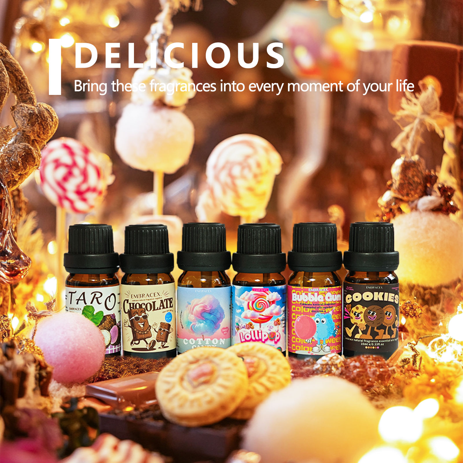 6PC/1Set Heerlijke Geuroliën C - Silk Candle recensie en prijs