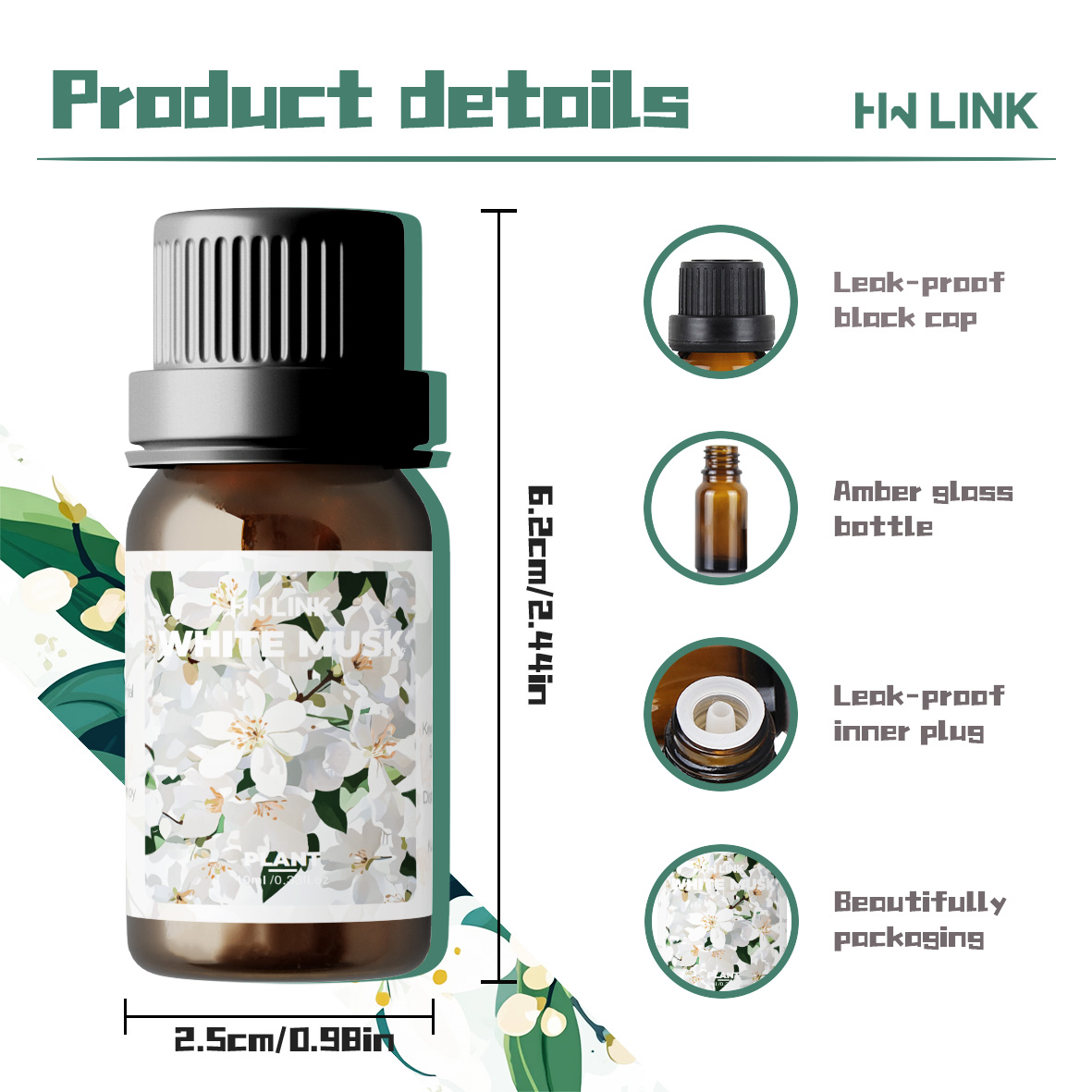 10ml Witte Muskus Geuroliën vo - Silk Candle recensie en prijs