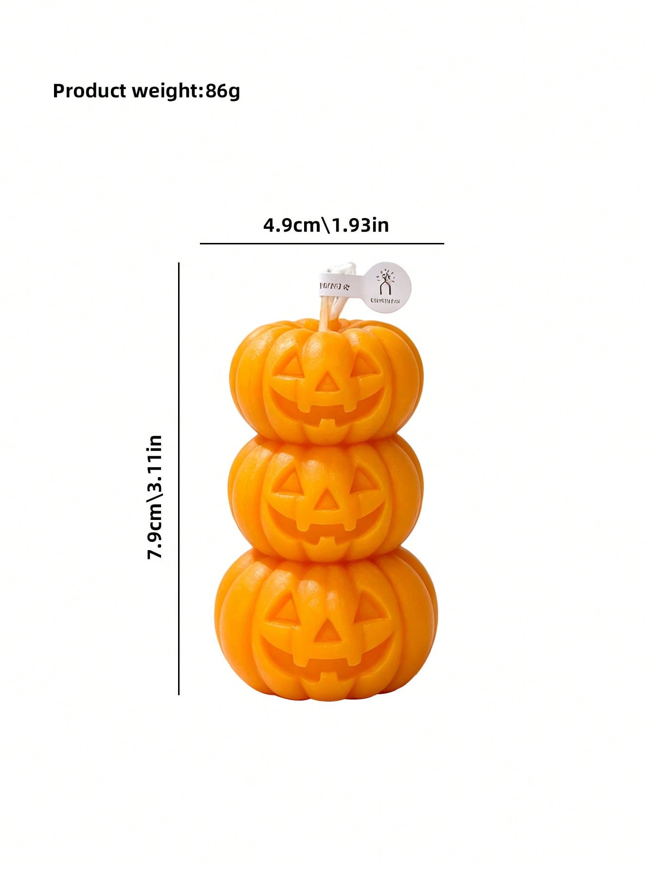 1 stuk Halloween 3-laags pompo - Candle Fragrance recensie en prijs